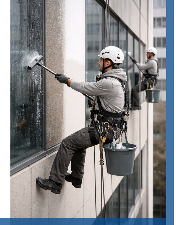 Мойка фасадов зданий в Сафонове под ключ от 359 р. | ВЫСОТНИК-Сфн