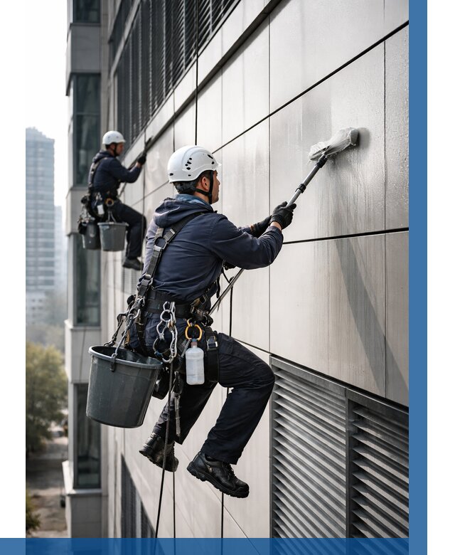 Мойка вентилируемого фасада в Сафонове от 256 р. | ВЫСОТНИК-Сфн