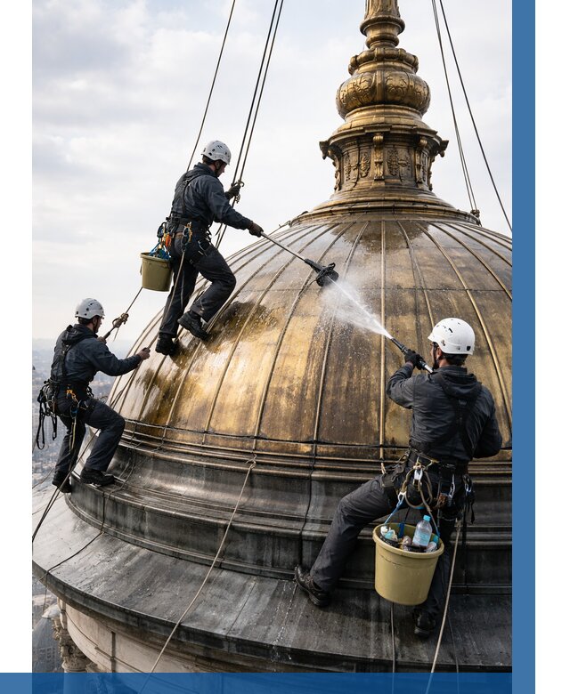Мойка куполов и шпилей в Сафонове от 8198 р. - заказать | ВЫСОТНИК-Сфн