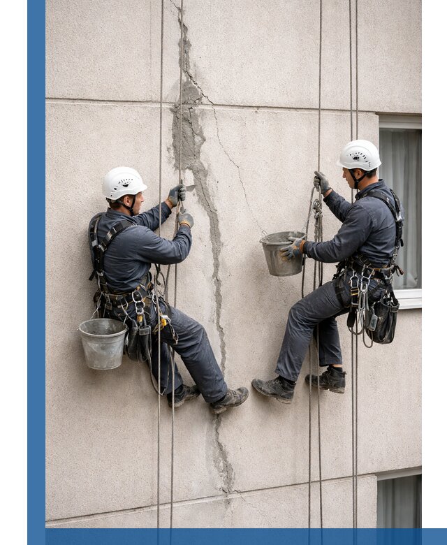 Заделка трещин на фасаде в Сафонове с гарантийным ремонтом