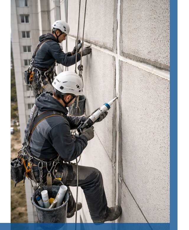 Герметизация межпанельных швов в Сафонове от 717 р. | ВЫСОТНИК-Сфн