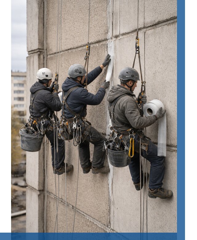 Ремонт межпанельных швов в Сафонове от 769 р. | ВЫСОТНИК-Сфн