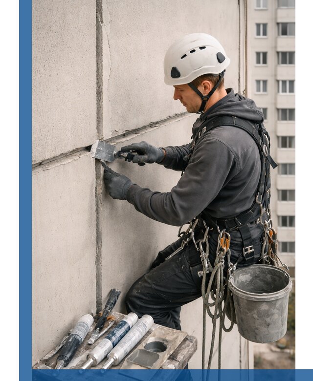 Ремонт межпанельных швов в Сафонове герметизация и восстановление