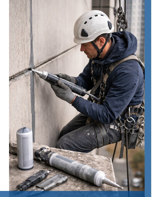 Вторичная герметизация швов в Сафонове от 461 р. | ВЫСОТНИК-Сфн