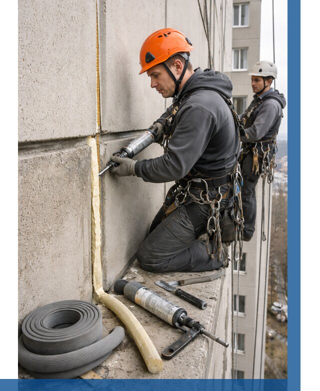 Теплый шов межпанельные швы в Сафонове от 717 р. | ВЫСОТНИК-Сфн