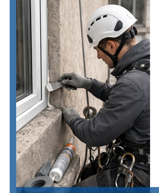 Герметизация монтажных швов окон в Сафонове с гарантией качества