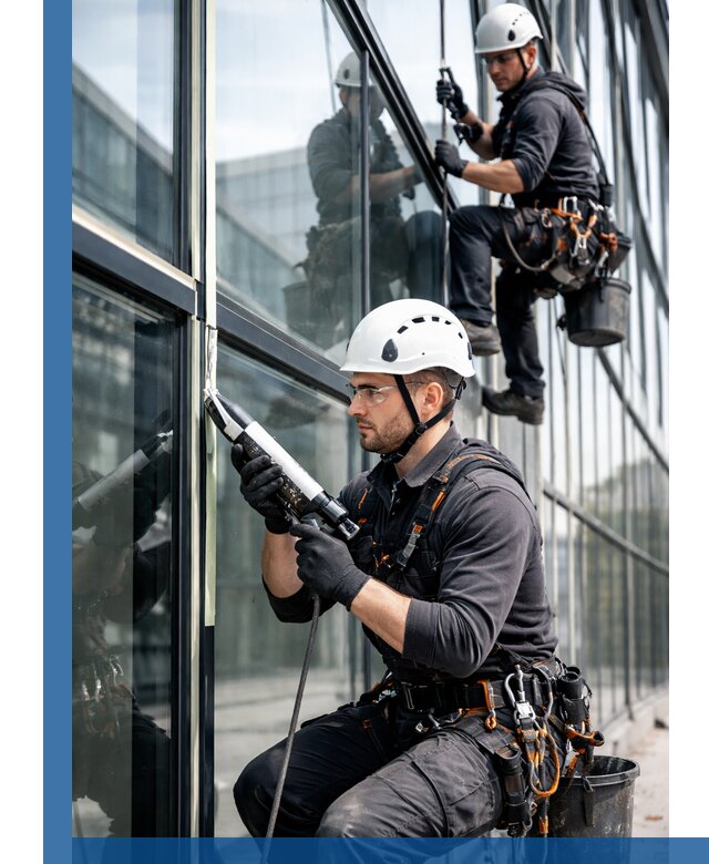 Герметизация витражных швов в Сафонове для зданий и фасадов