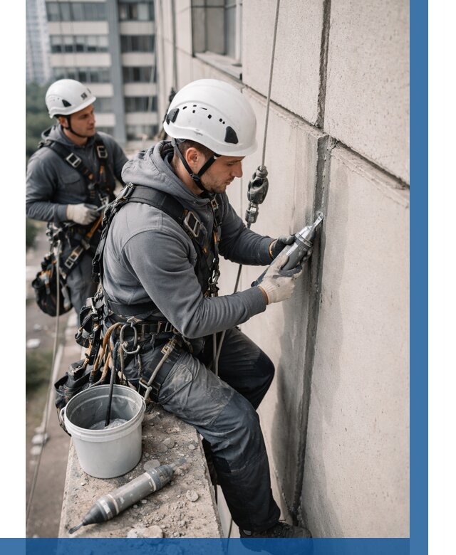 Ремонт деформационных швов здания в Сафонове от 1025 р. | ВЫСОТНИК-Сфн