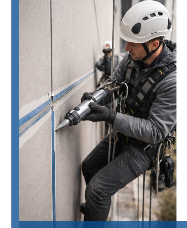 Герметизация стыков фасадных панелей в Сафонове качественно и быстро