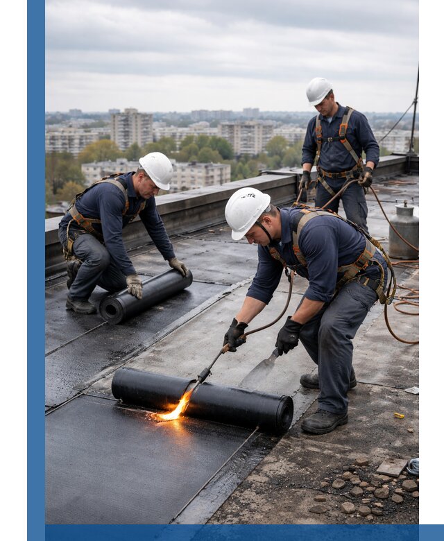 Ремонт наплавляемой кровли в Сафонове качественно и надежно