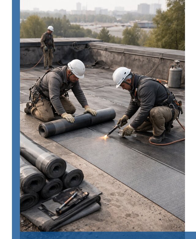Монтаж мягкой кровли в Сафонове профессионально и надежно