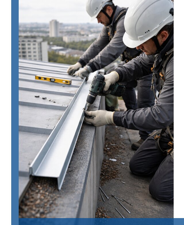 Монтаж капельника на кровле в Сафонове с гарантией качества