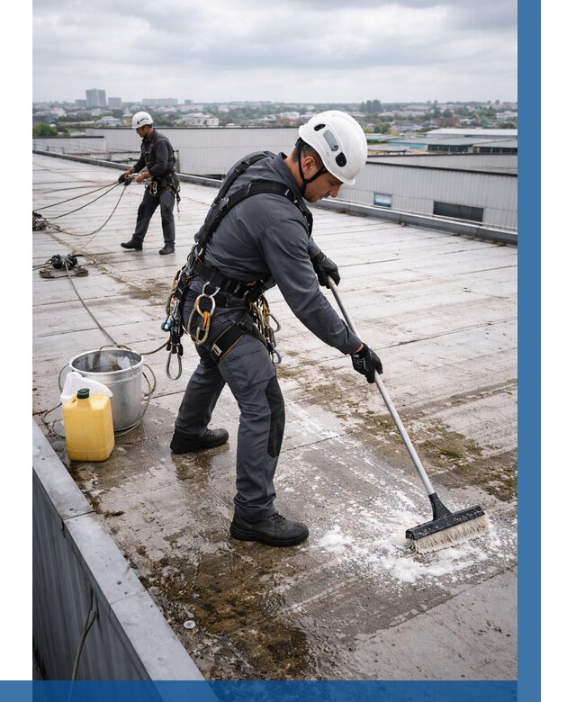 Очистка крыши по графику в Сафонове от 7686 р. | ВЫСОТНИК-Сфн