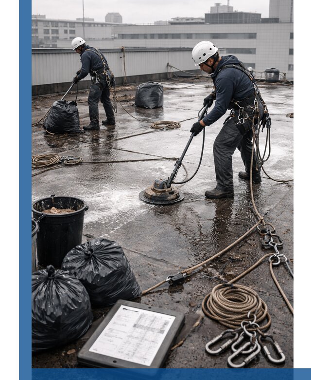 Плановая очистка кровли по графику в Сафонове для безопасности