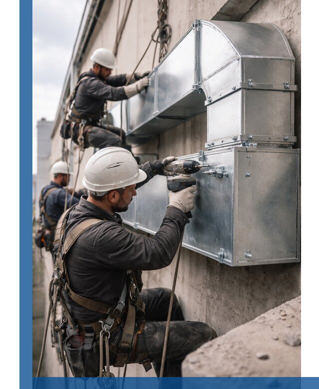 Профессиональный монтаж вентиляционных коробов в Сафонове под ключ