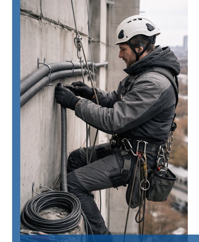 Профессиональный монтаж гофры для кабеля в Сафонове с гарантией