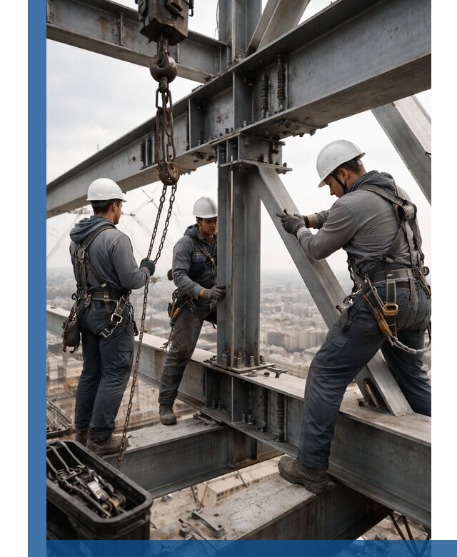 Профессиональный монтаж металлоконструкций на высоте в Сафонове