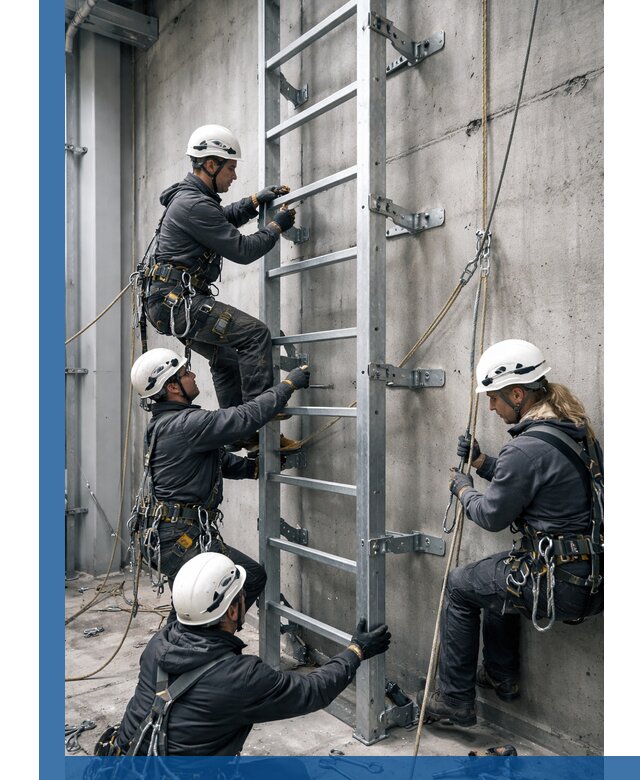 Монтаж металлических лестниц в Сафонове под ключ со гарантией