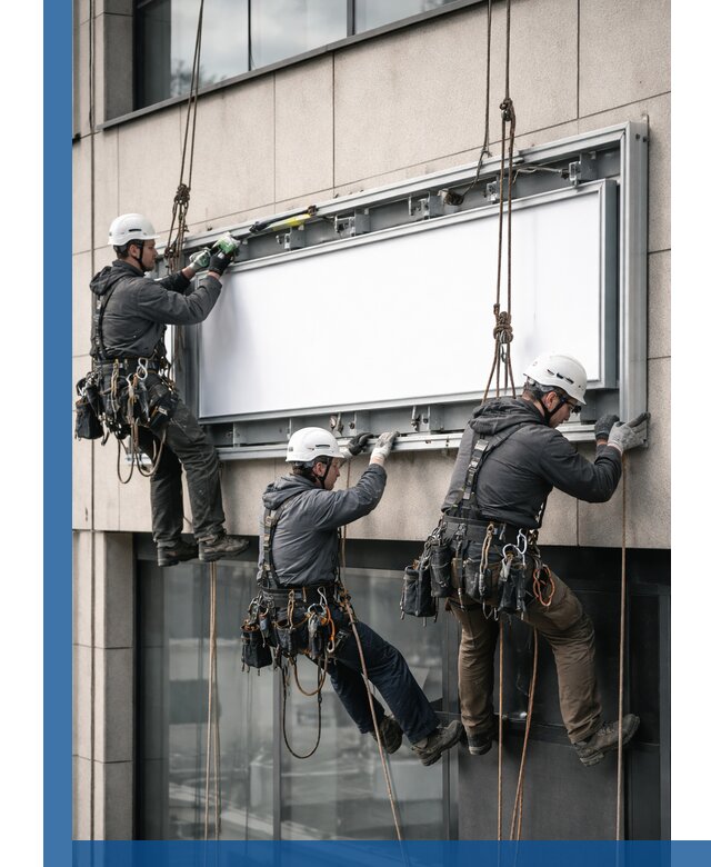 Профессиональный монтаж светового короба под ключ в Сафонове