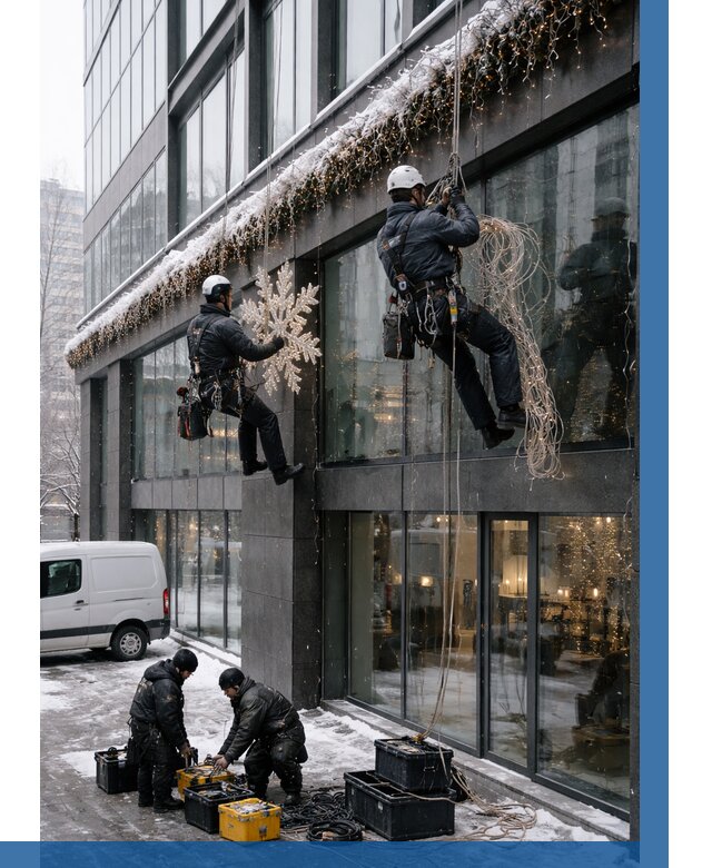 Демонтаж новогоднего оформления в Сафонове от 5636 р. | ВЫСОТНИК-Сфн