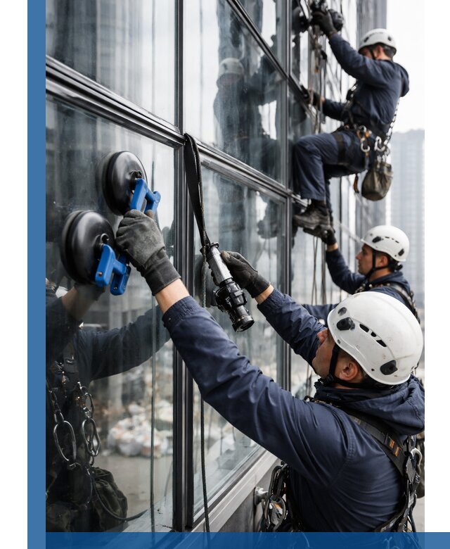 Радиусное остекление фасадов под ключ в Сафонове с гарантиями