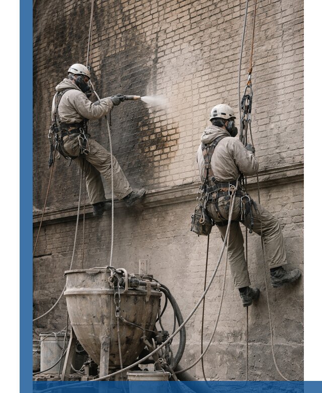 Пескоструйная очистка фасадов в Сафонове профессионально