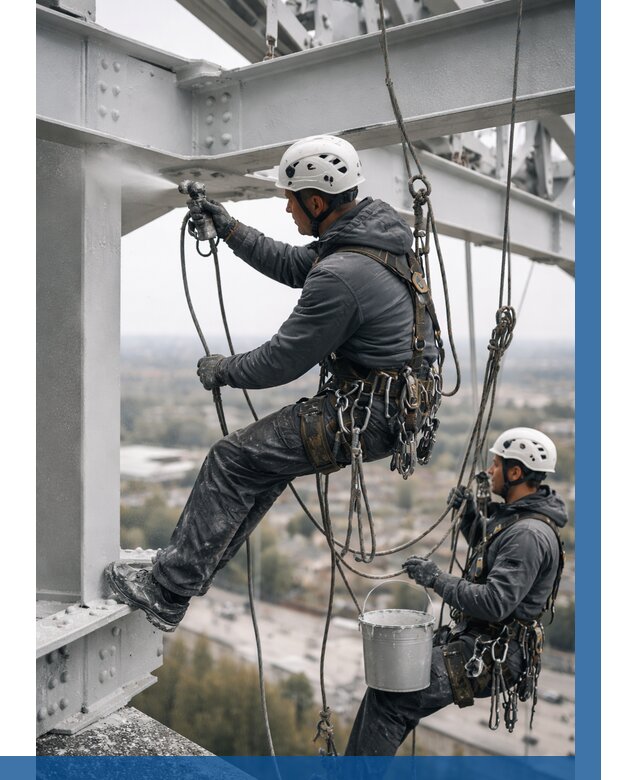 Покраска металлоконструкций на высоте в Сафонове 359 р |ВЫСОТНИК-Сфн