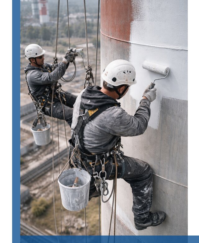 Покраска дымовых труб в Сафонове: антикоррозийная защита и восстановление