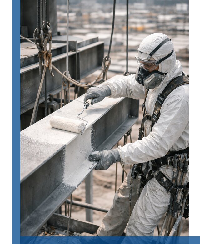 Профессиональная огнезащитная обработка металлоконструкций в Сафонове