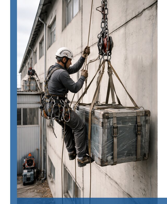 Подъем грузов на высоту в Сафонове для промышленных объектов