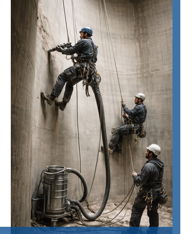 Зачистка силосов в Сафонове от 4612 р. Договор и смета ВЫСОТНИК-Сфн