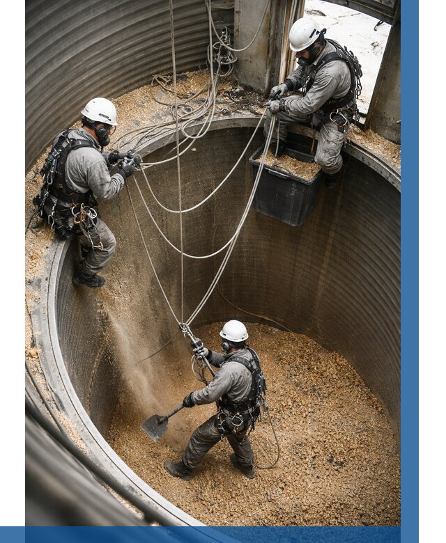 Чистка зерновых бункеров в Сафонове от 12298 р. | ВЫСОТНИК-Сфн